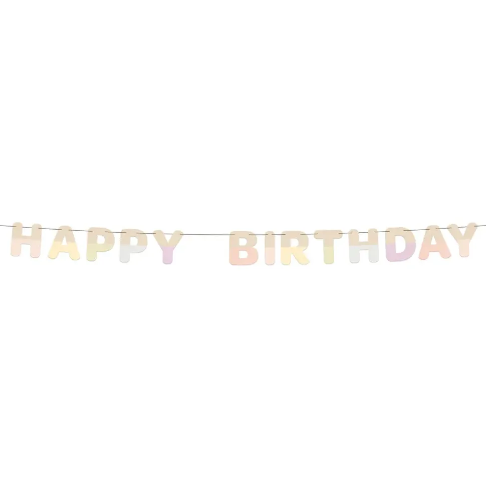 Girlander Happy Birthday i Tre Dreamy Pastel
