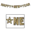 Girlander Happy New Year Gull/Glitter