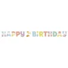 Girlander Happy 1st Birthday Flerfarget