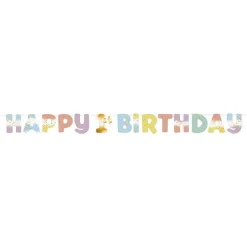 Girlander Happy 1st Birthday Flerfarget