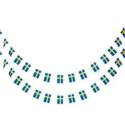 Girlander Mini Svenske Flagg