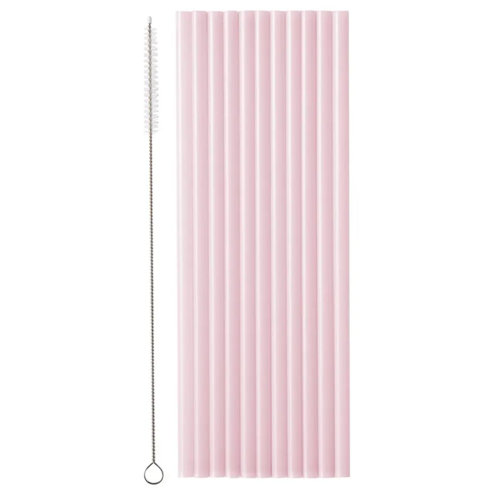 Gjenbrukbare Sugerør Rosa