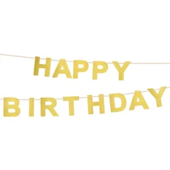 Glitterbanner Happy Birthday Gull