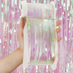 Glitterdraperi Fargeskimrende