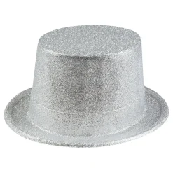 Glitterhatt Sølv