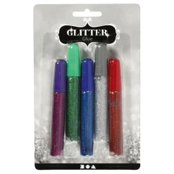 Glitterlim Blandede Farger