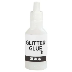 Glitterlim på Flaske