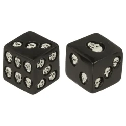 Glow in the Dark Terninger med Hodeskaller