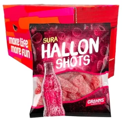 Grahns Sura Hallonshots Storpakning