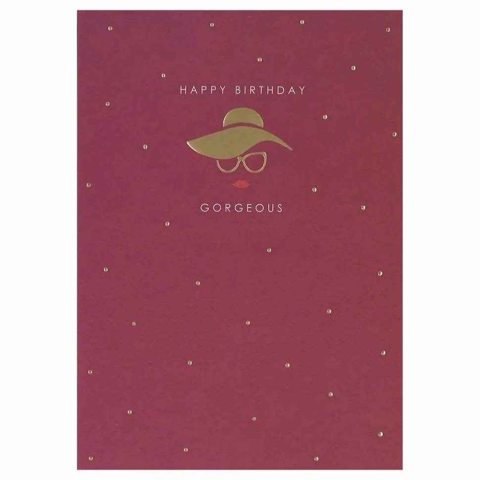 Gratulasjonskort Happy Birthday Gorgeous