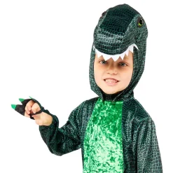 Grønn Dinosaur Barn Kostyme