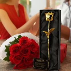 Gullbelagt Rose