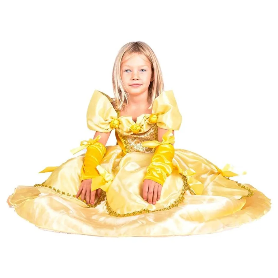 Gul Prinsessekjole Barn Kostyme