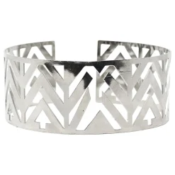 Halskjede Choker Futuristisk Sølv