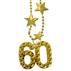 Halskjede Gull Tall 60