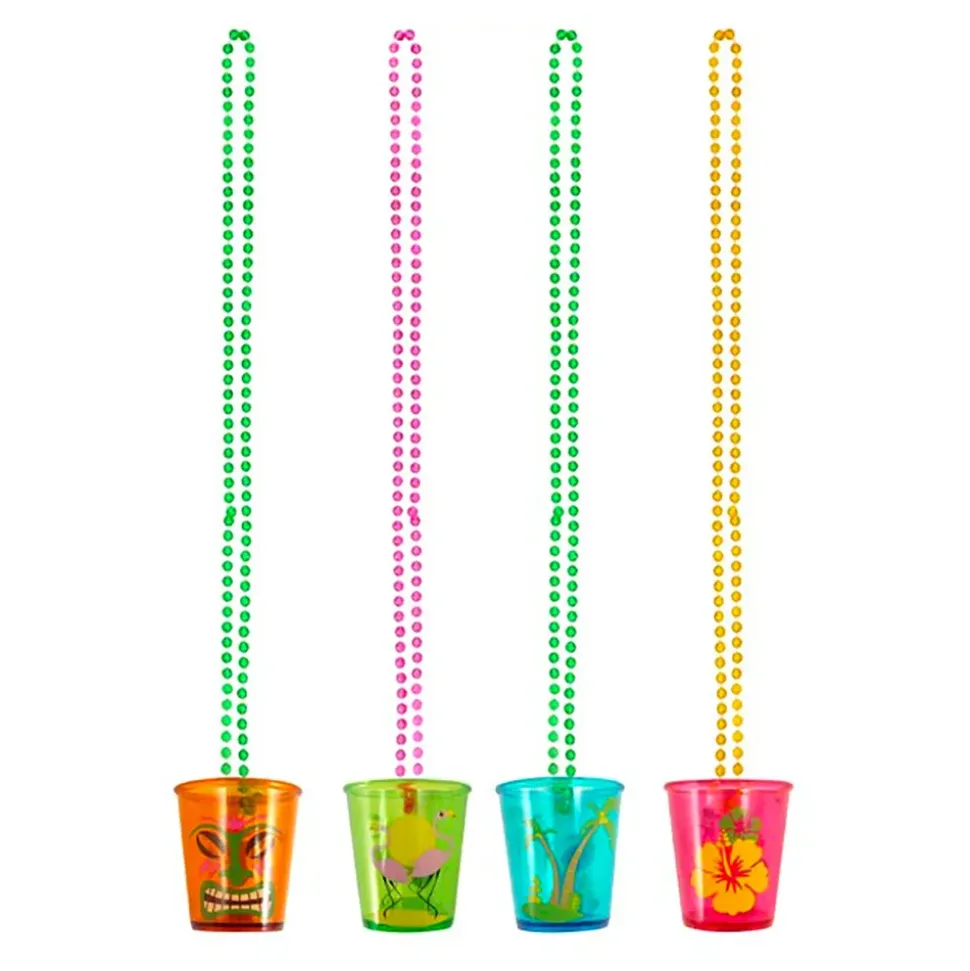 Halskjede Hawaii med Shotglass