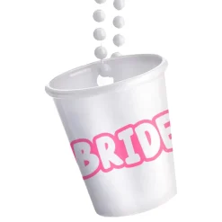 Halskjede med shotglass Bride