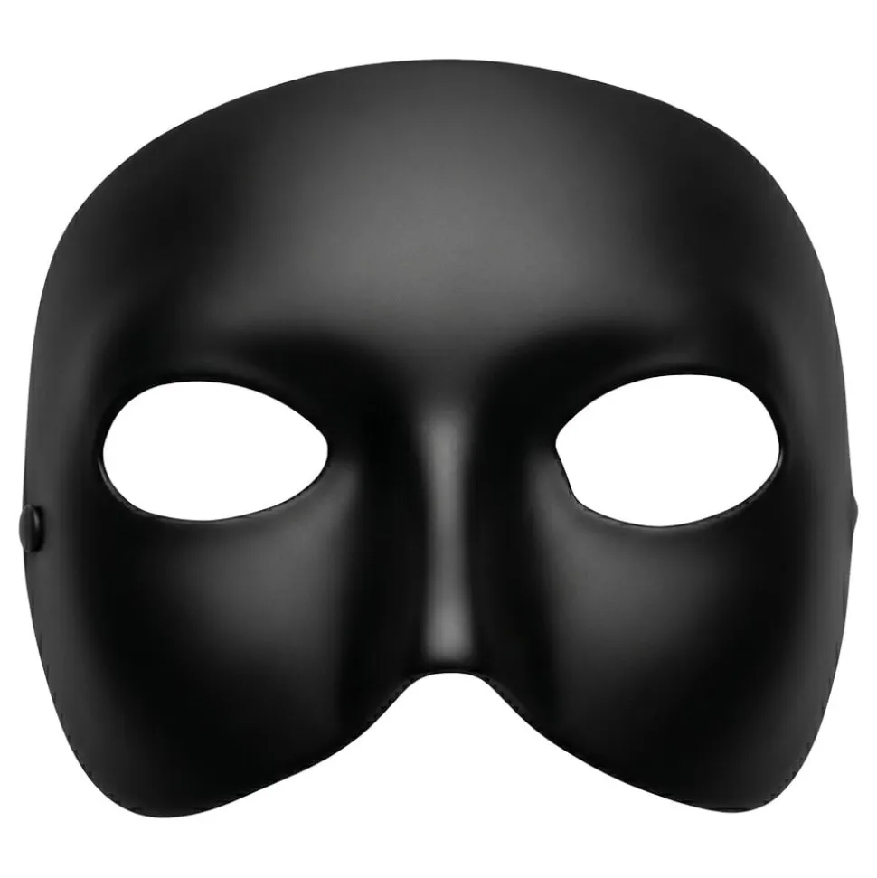 Halvmaske Svart