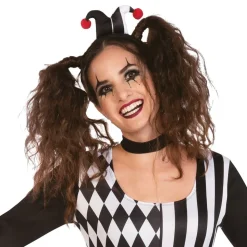 Harlequin Gjøgler Kostyme
