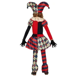 Harlequin Gycklare Barn Kostyme