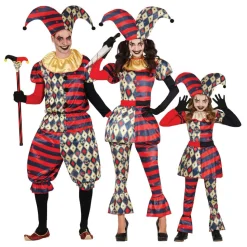 Harlequin Gycklare Kostyme