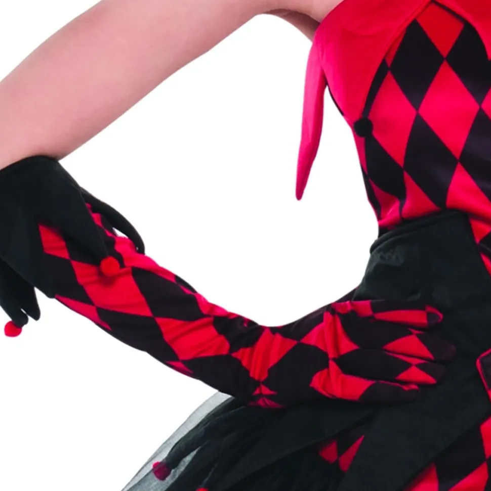 Harlequin Kjole Kostyme