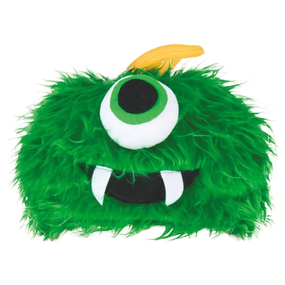 Hatt Fluffy Monster Lysegrønn
