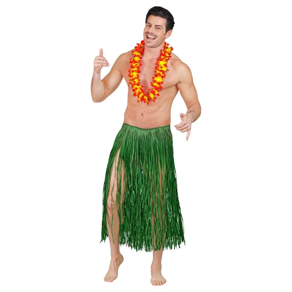 Hawaii-skjørt grønt