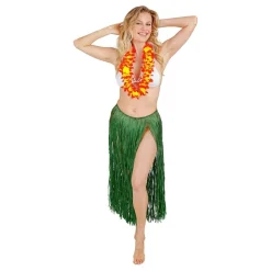 Hawaii-skjørt grønt