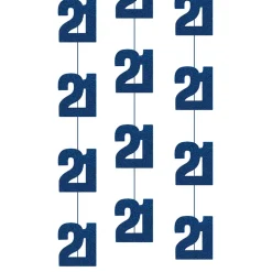 Hengende Dekorasjoner 21 Blå