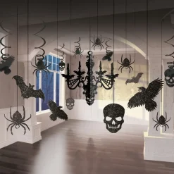 Hengende Dekorasjoner Glitter Halloween