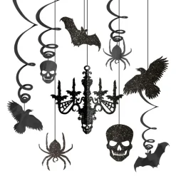 Hengende Dekorasjoner Glitter Halloween
