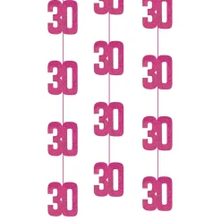 Hengende dekorasjoner 30 rosa