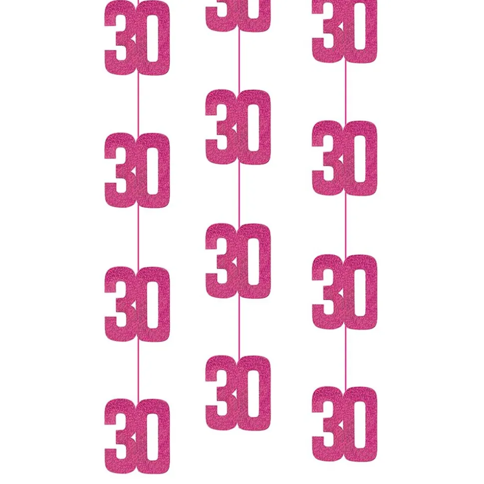 Hengende dekorasjoner 30 rosa