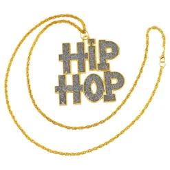 Hip Hop Smykke Gull