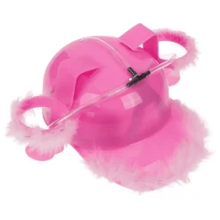Øhjelm med Rosa Fluff