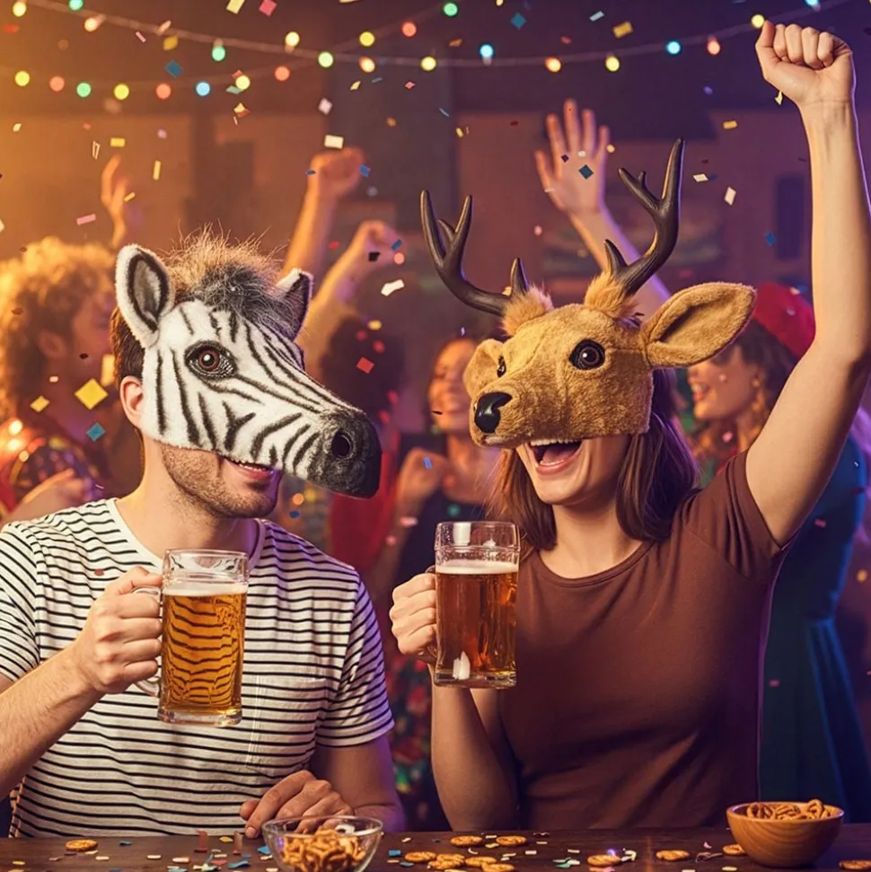 Hjort Halvmaske