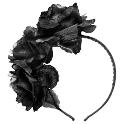Hodebøyle med Svarte Blomster