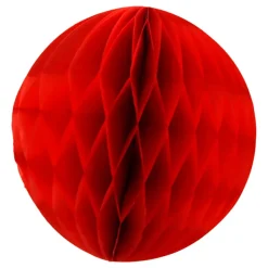 Honeycomb Rød Hengende Dekorasjon