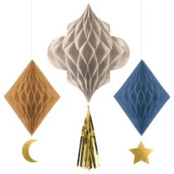 Honeycombs Eid Mubarak Hengende Dekorasjoner