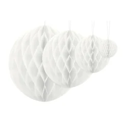 Honeycombs hvit hengende dekorasjon