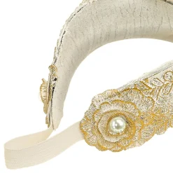 Horn med strass gull