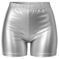 Hotpants Sølv Metallic