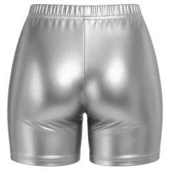 Hotpants Sølv Metallic