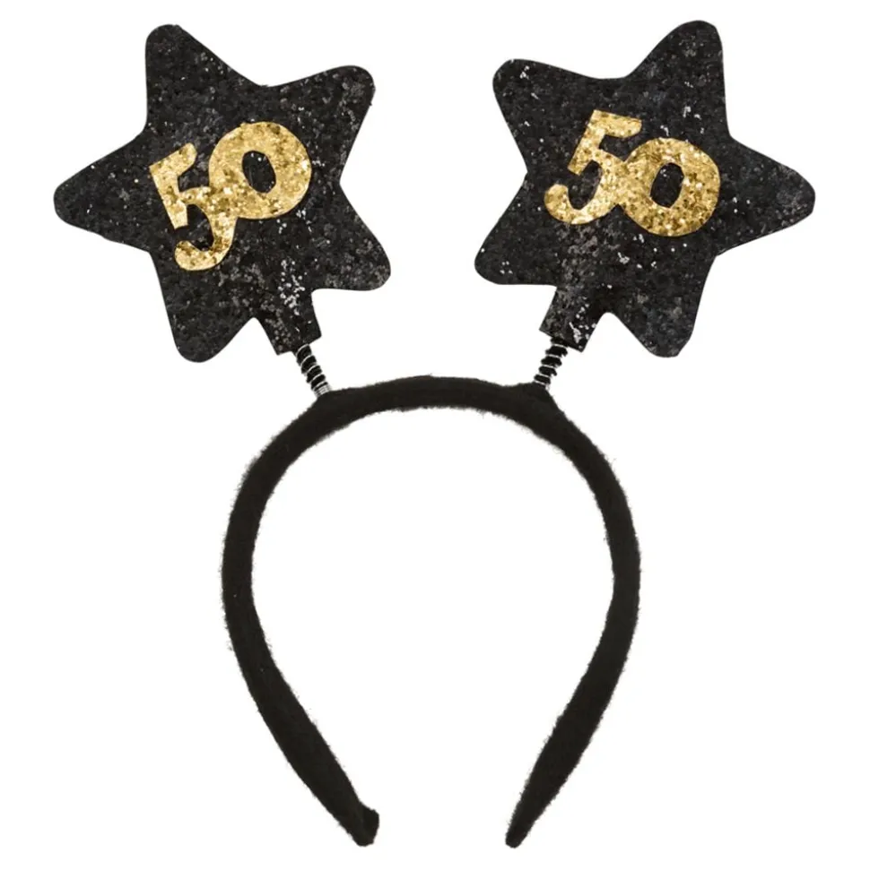Hårbøyle 50 Birthday Star