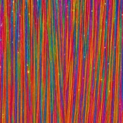 Hårforlengelse Glitter Multi