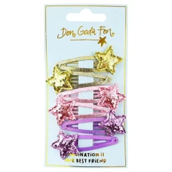 Hårspenner Stjerner Glitter