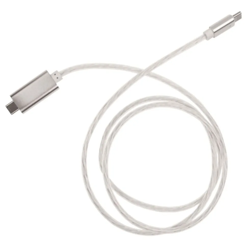 Hurtigladerkabel med LED USB-C