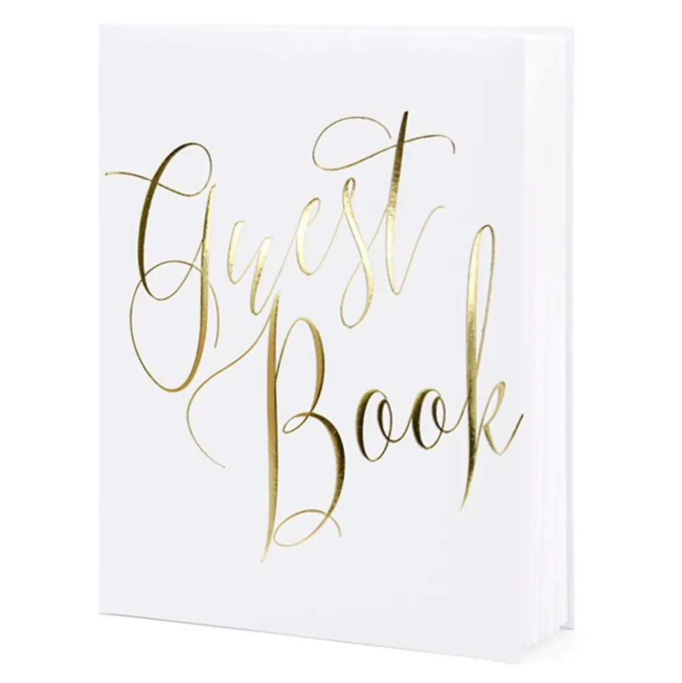 Hvit Gjestebok Guest Book