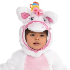 Hvit Ponny Regnbue Baby Kostyme